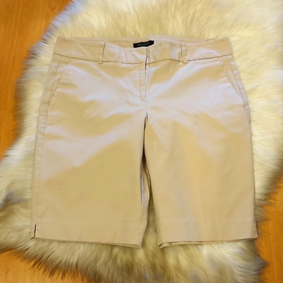 Ann Taylor Devin Fit Tan Walking Shorts-#1516 - Picture 2 of 10